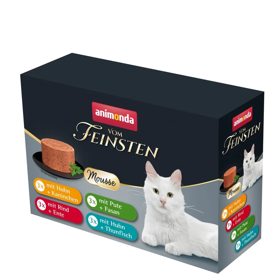 Animonda Vom Feinsten Cat Adult Mousse Variety Mixpack 12x85g