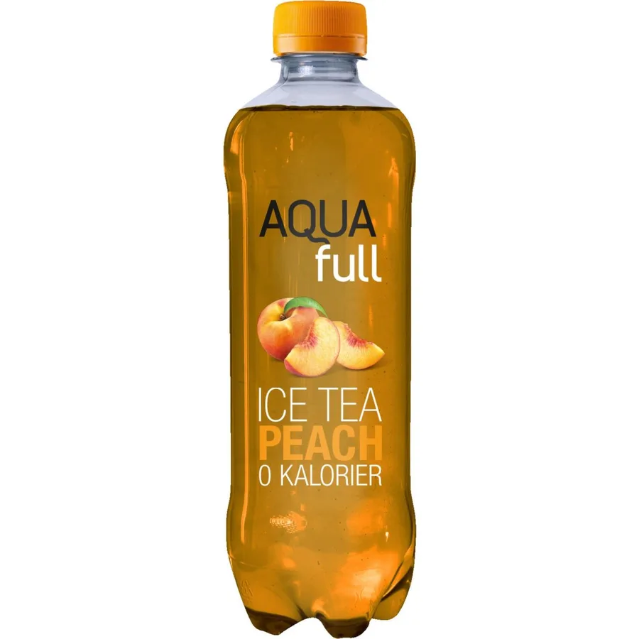 Aqua Full Ice Tea Peach 18x500ml Bottle PET - 0 kalorier