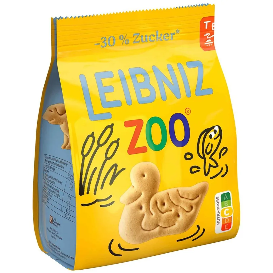 Bahlsen Leibniz Zoo -30% Zucker 125g