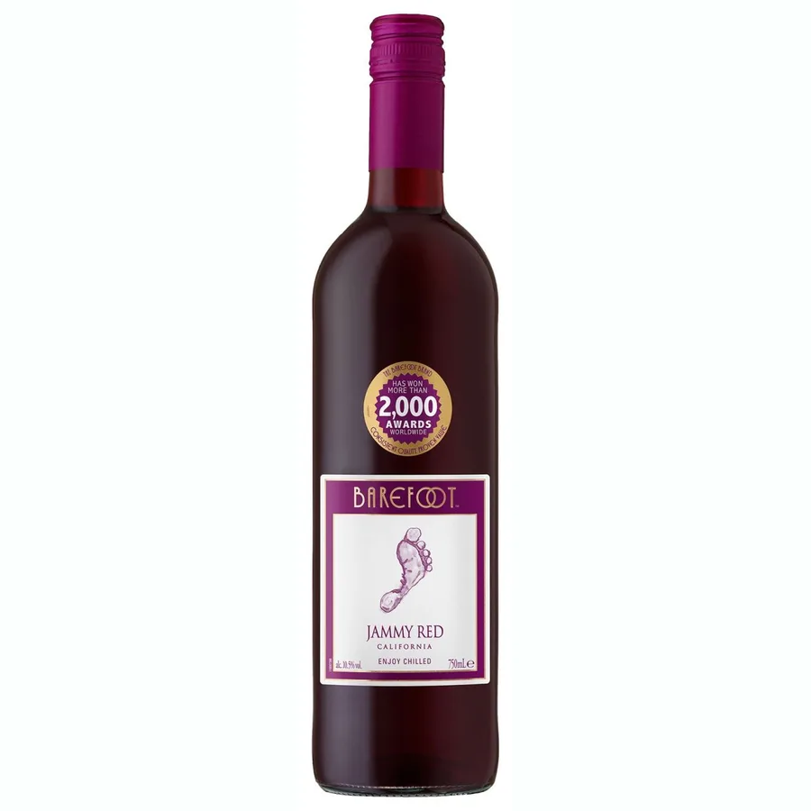 Barefoot Jammy Red 10,5% - 0,75l