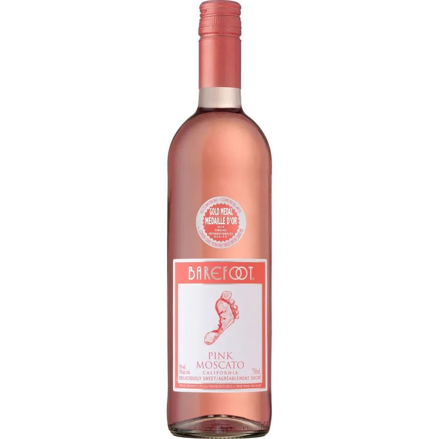Barefoot Pink Moscato 9% - 0,75l