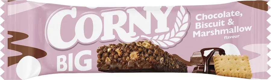 Corny BIG Chocolate, Biscuit & Marshmallow Flavour 40g