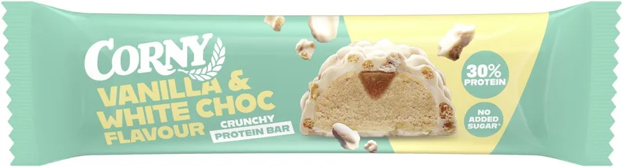 Corny Crunchy Protein Bar Vanilla & White Choc Flavour 45g