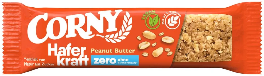Corny Haferkraft Peanut Butter Zero 50g - vegan