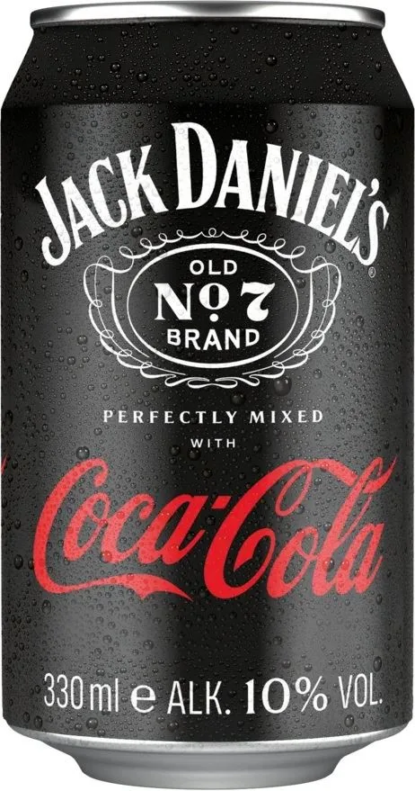 DPG Jack Daniel's & Coca Cola 10% 24x330ml Can
