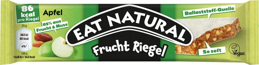 Eat Natural Frucht Riegel Apfel 25g - vegan