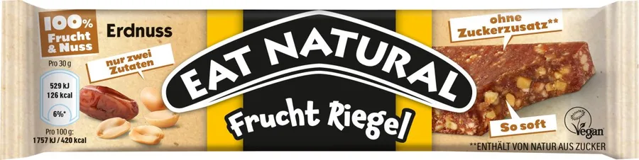 Eat Natural Frucht Riegel Erdnuss 30g - vegan