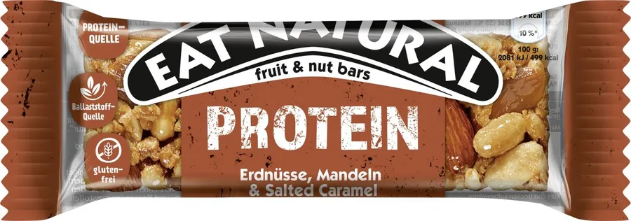 Eat Natural Protein Erdnüsse, Mandeln & Salted Caramel 40g
