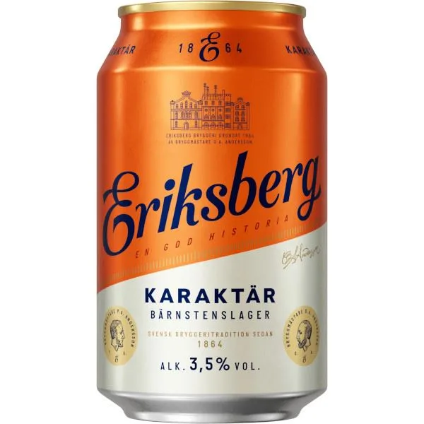 Eriksberg Karaktär Bärnstenslager 3,5% 4x6x330ml Can