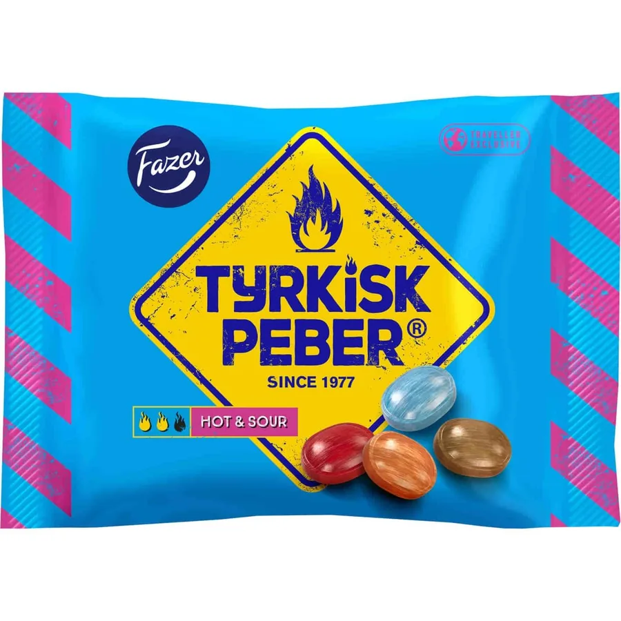 Fazer Tyrkisk Peber Hot & Sour 400g