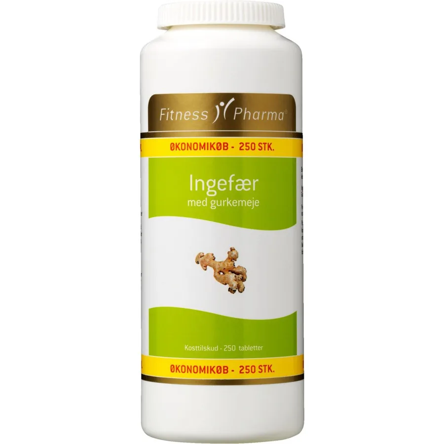 Fitness Pharma Ingefær / Ginger 250 pcs.