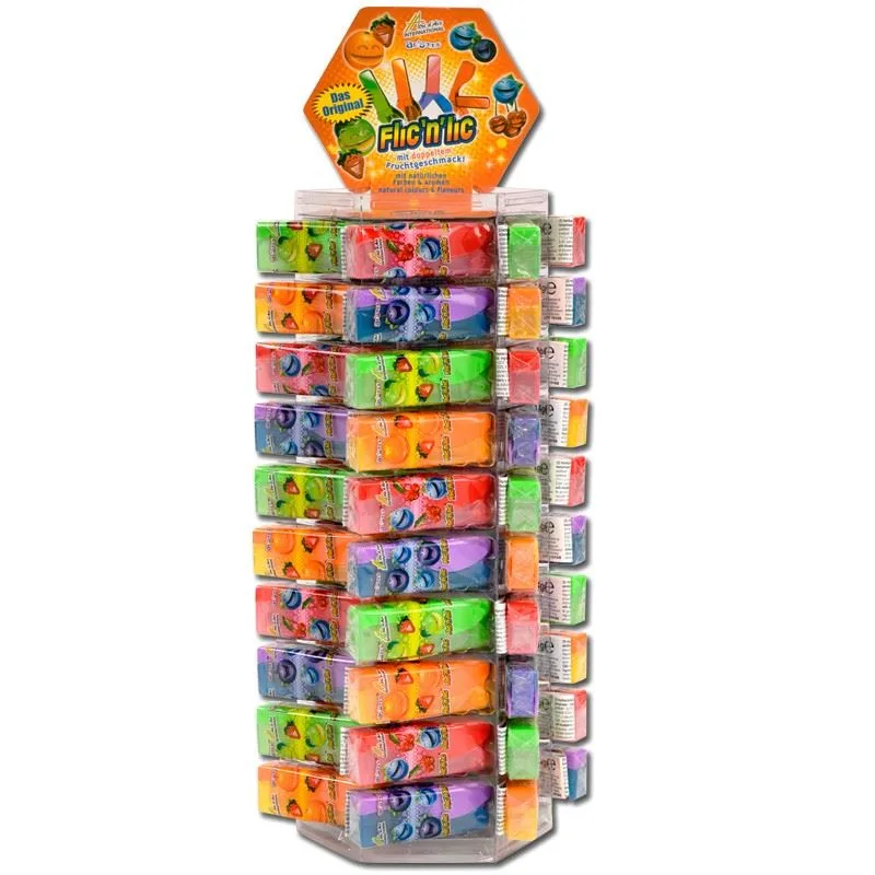 Flic'n'Lic Lollipops Tower 100 pcs. 1,4kg