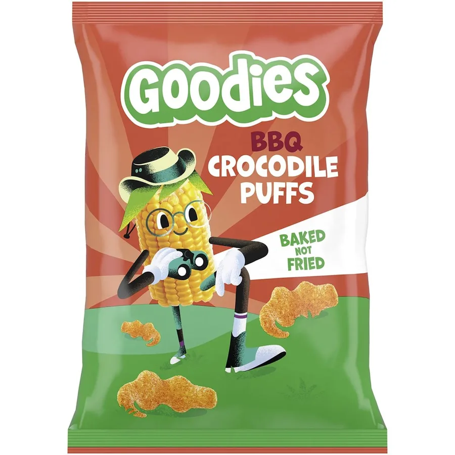 Goodies Crocodile Puffs BBQ 3Y 30g
