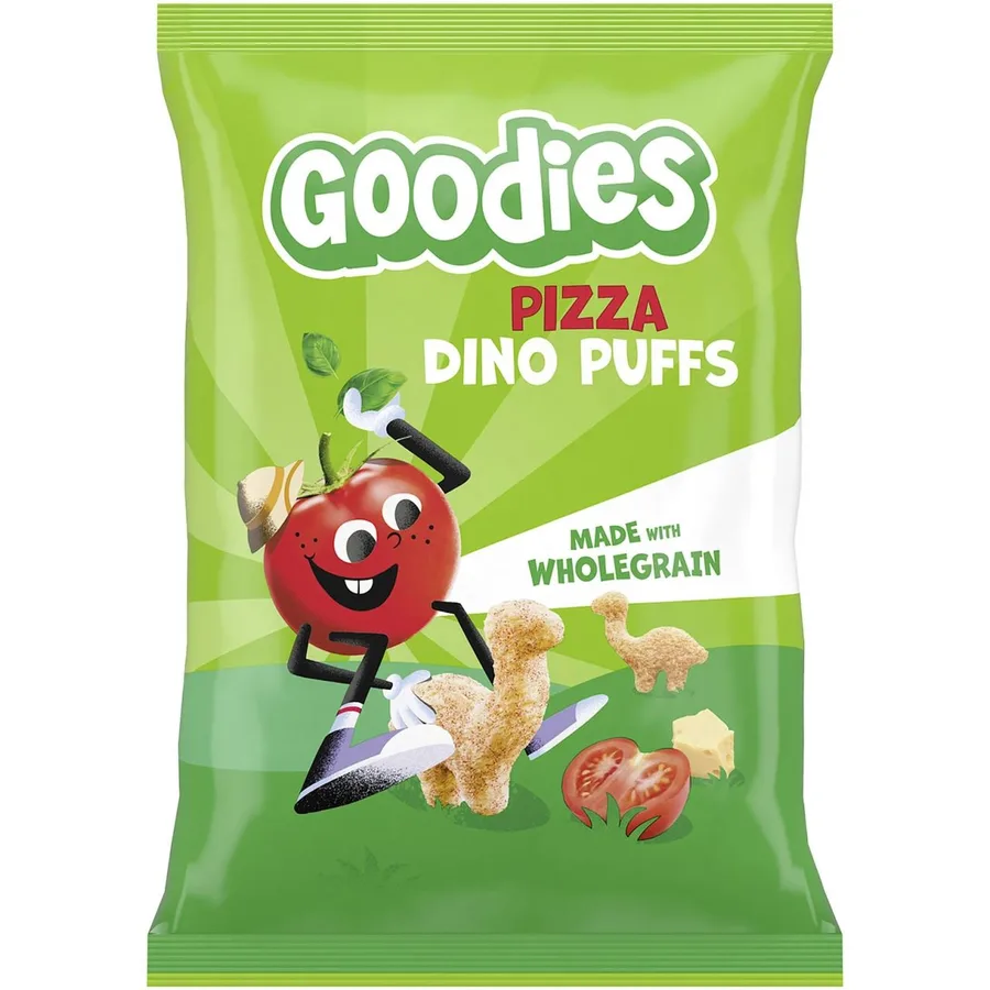 Goodies Dino Puffs Pizza 3Y 30g