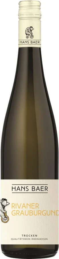 Hans Baer Rivaner Grauburgunder trocken 11,5% - 0,75l