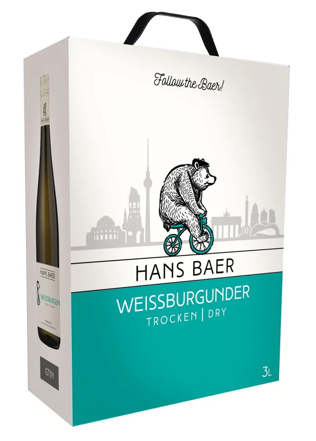 Hans Baer Weissburgunder trocken 11,5% - 3l BiB