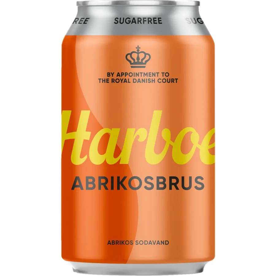 Harboe Abrikosbrus 24x330ml Can - sugar free
