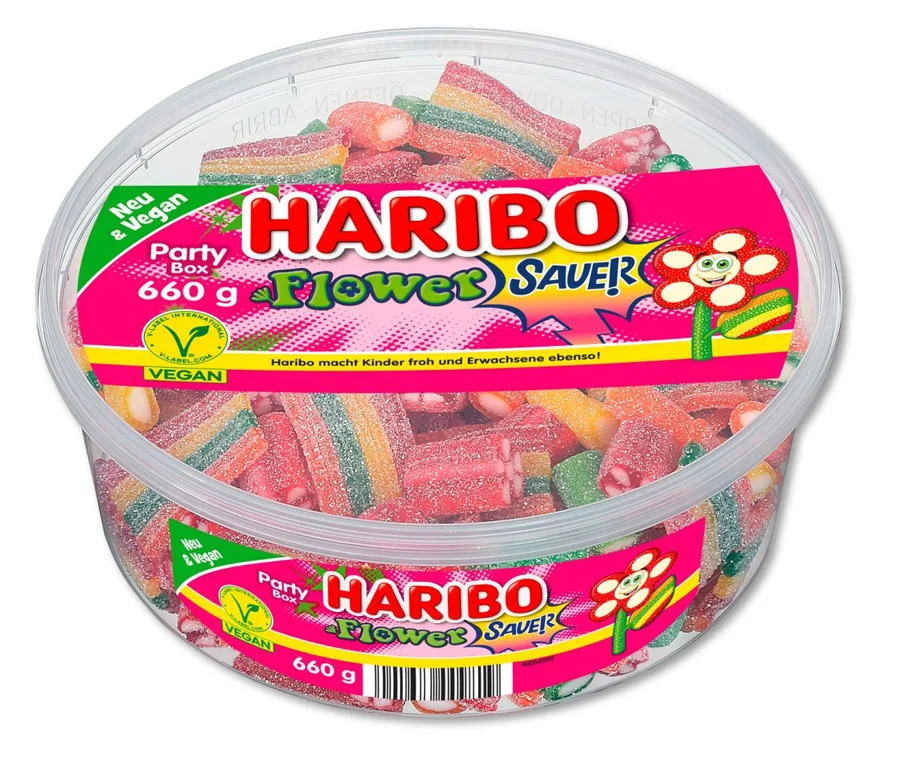 Haribo Flower Sauer 660g - vegan