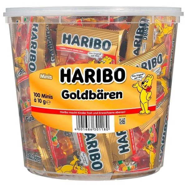 Haribo Goldbären Minis 100 pcs. 1kg Bucket