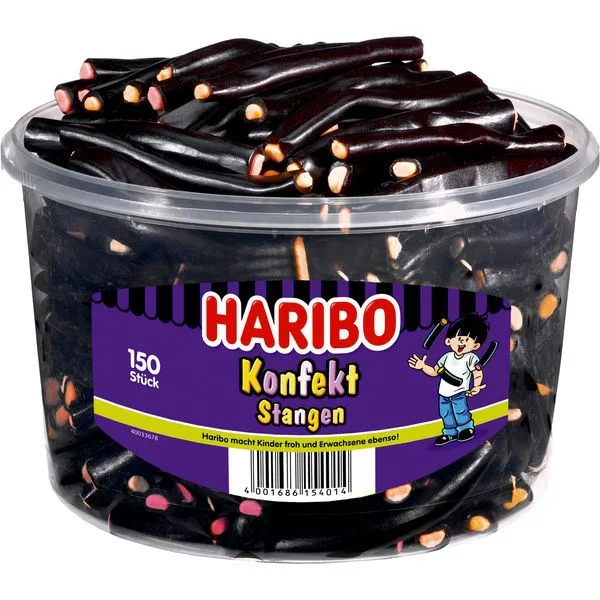 Haribo Konfekt Stangen 150 pcs. 1,2 kg