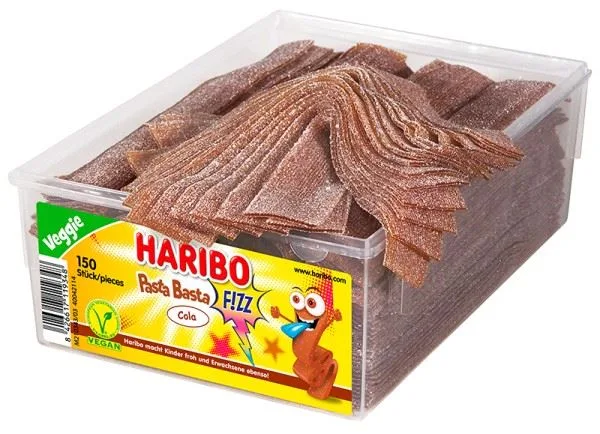 Haribo Pasta Basta Cola FIZZ 150 pcs. 1,125kg - vegan