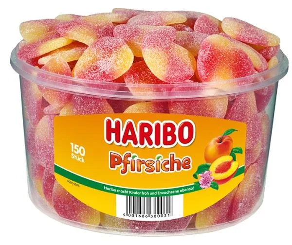 Haribo Pfirsiche 150 pcs. 1,35 kg