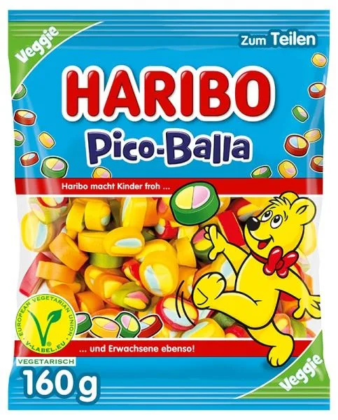 Haribo Pico-Balla 160g - veggie