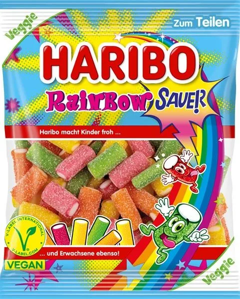 Haribo Rainbow Sauer 160g - vegan