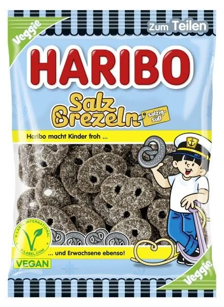 Haribo Salz Brezeln 175g - vegan
