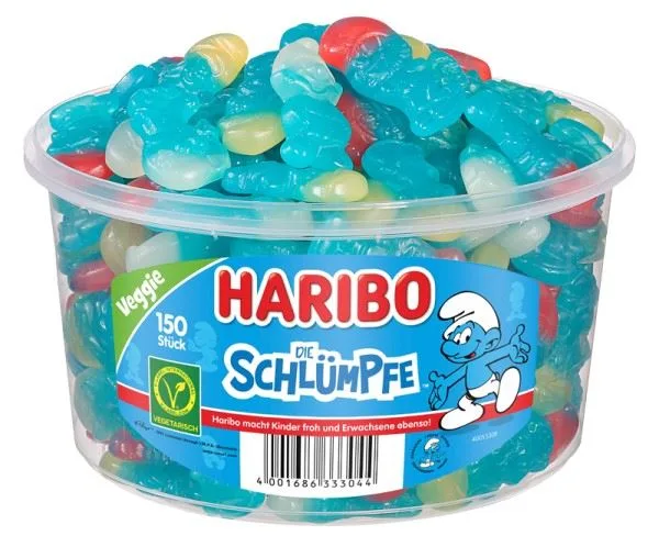 Haribo Schlümpfe 150 pcs. 1,35 kg - veggie