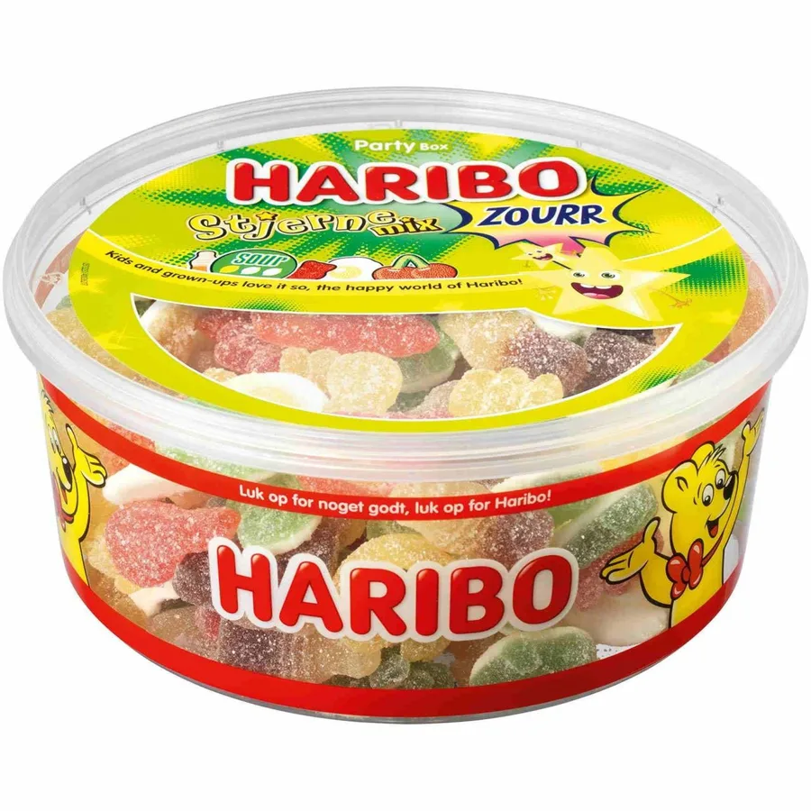 Haribo Stjerne Mix Sour 900g