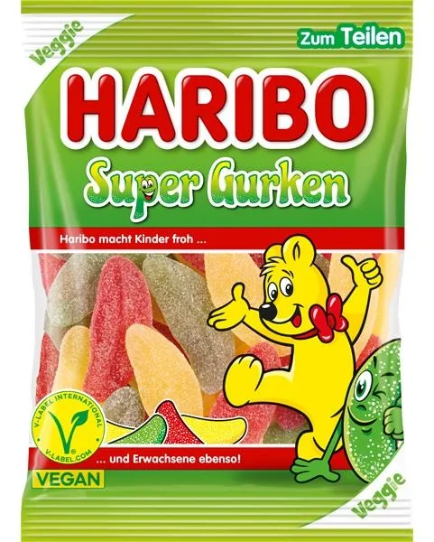 Haribo Super Gurken 175g - vegan