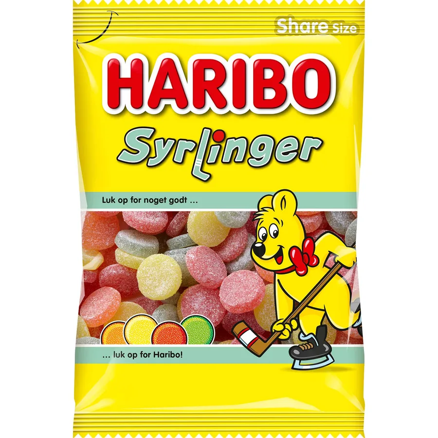 Haribo Syrlinger 375g