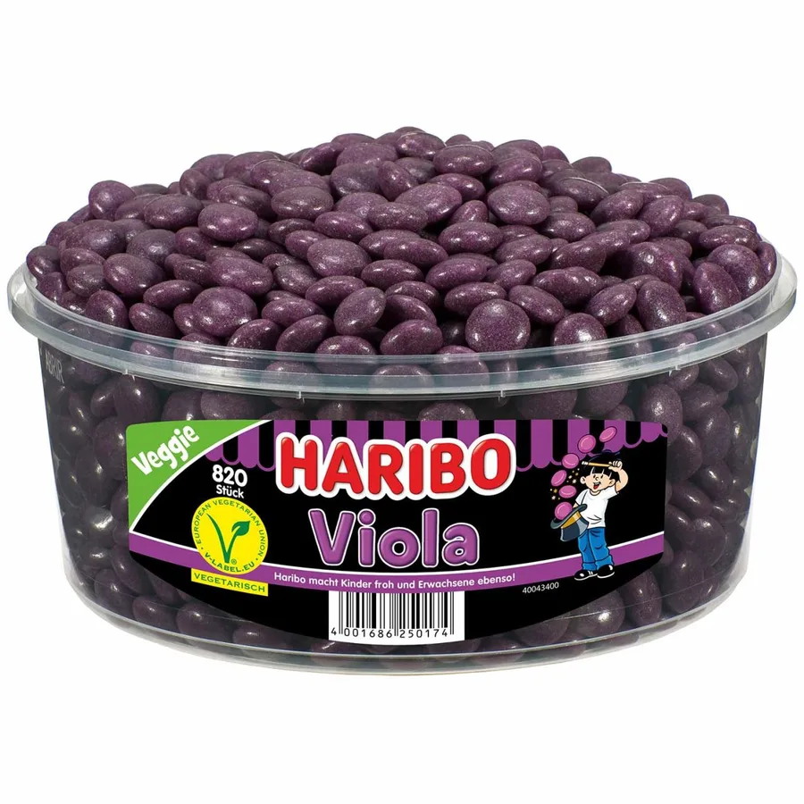 Haribo Viola 820 pcs. 1,148 kg - veggie