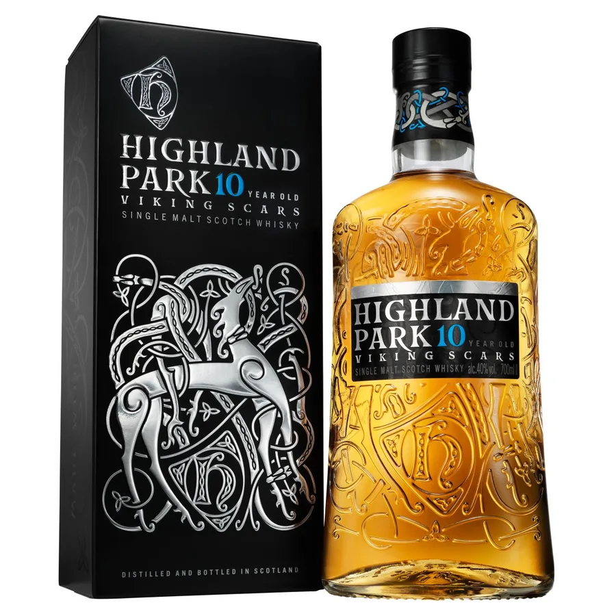 Highland Park 10YO Scotch Whisky Viking Scars 40% - 0,7l