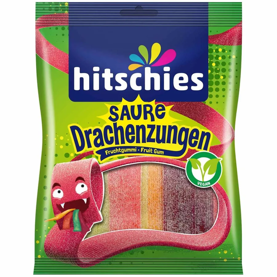 hitschies Saure Drachenzungen Mix 125g - vegan