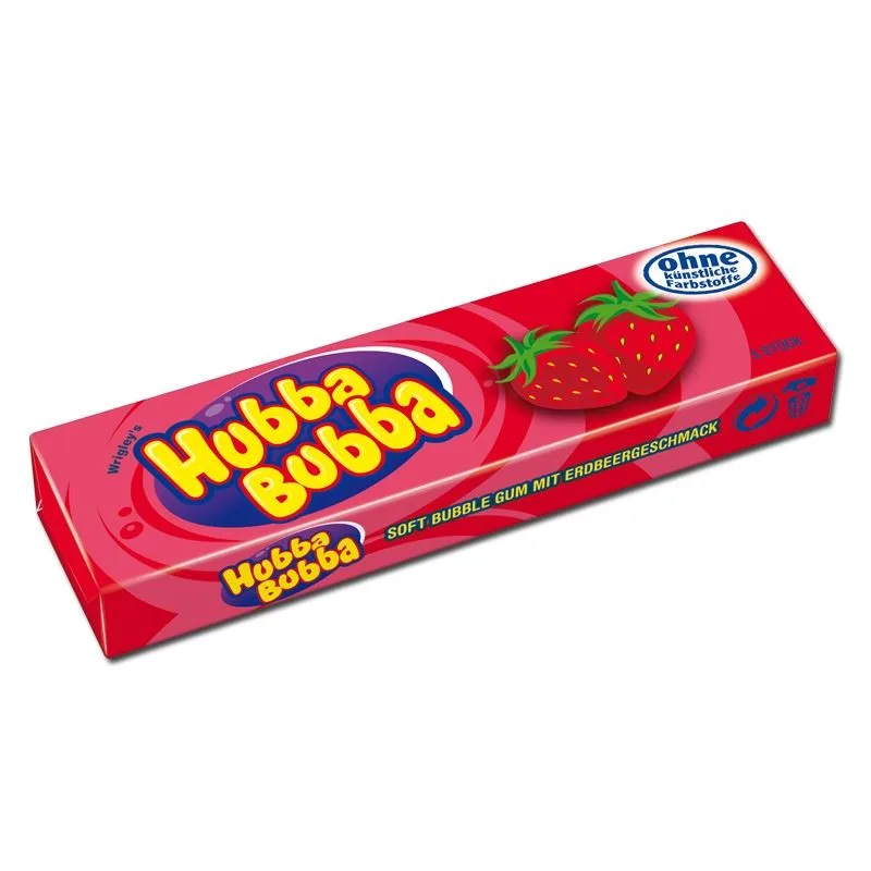 Hubba Bubba Seriously Strawberry 5 pcs. 35g