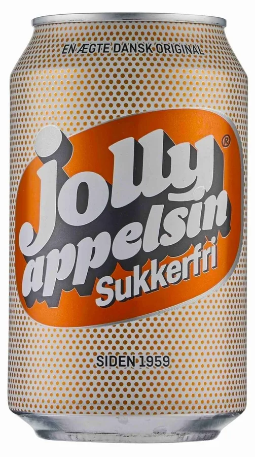 Jolly Appelsin 18x330ml Can - sugar free