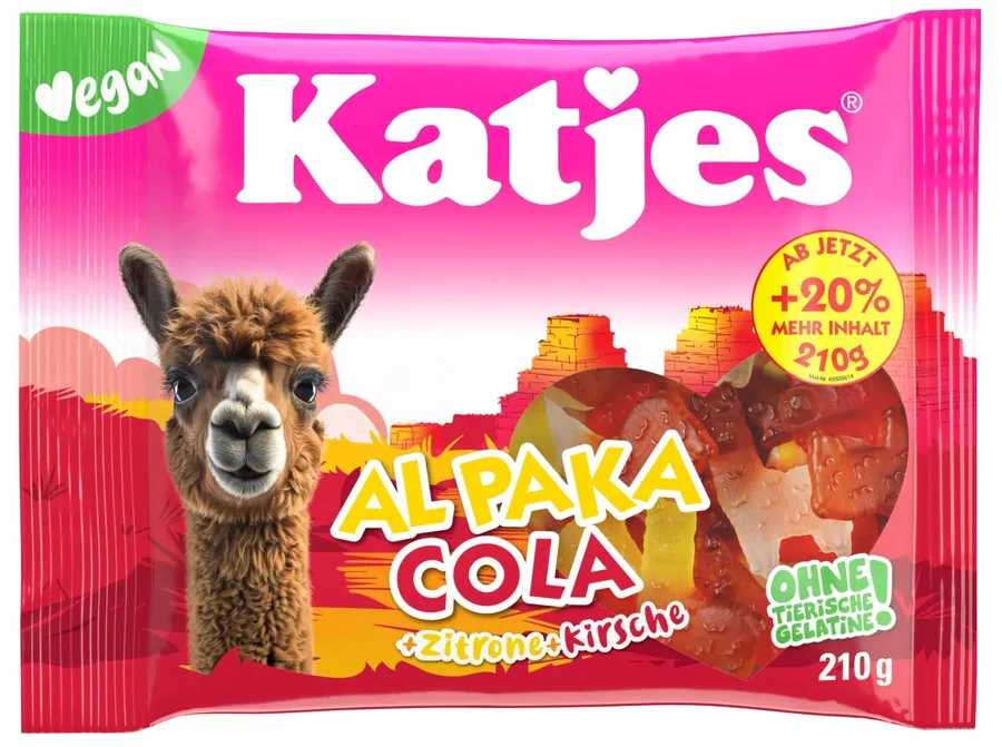 Katjes Al Paka Cola 210g - vegan