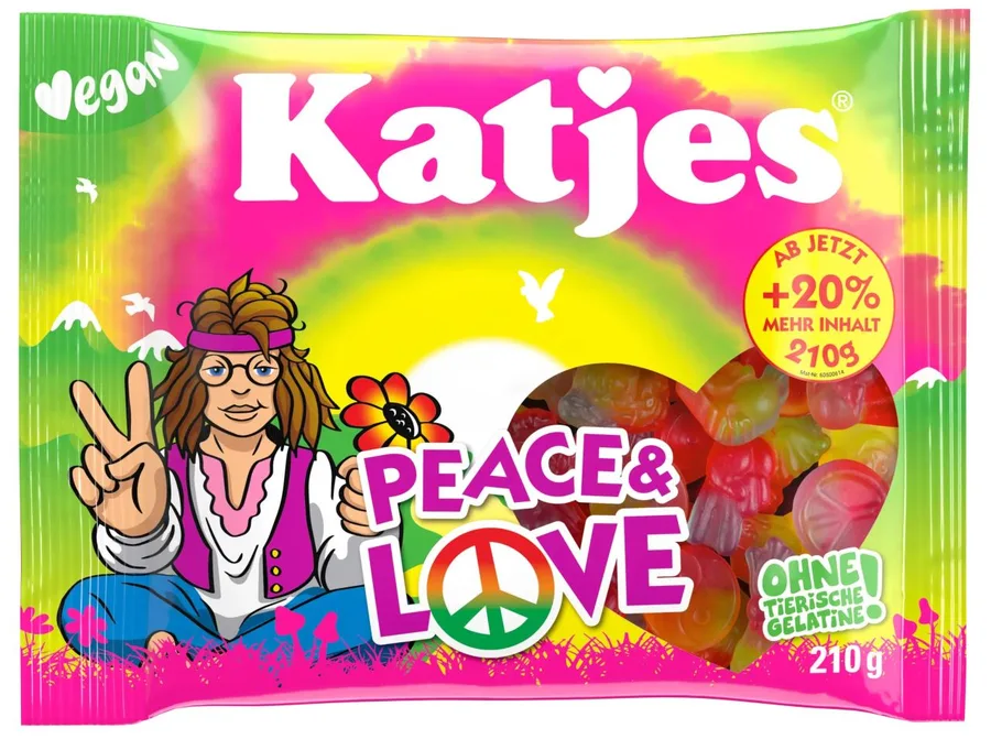 Katjes Peace & Love 210g - vegan