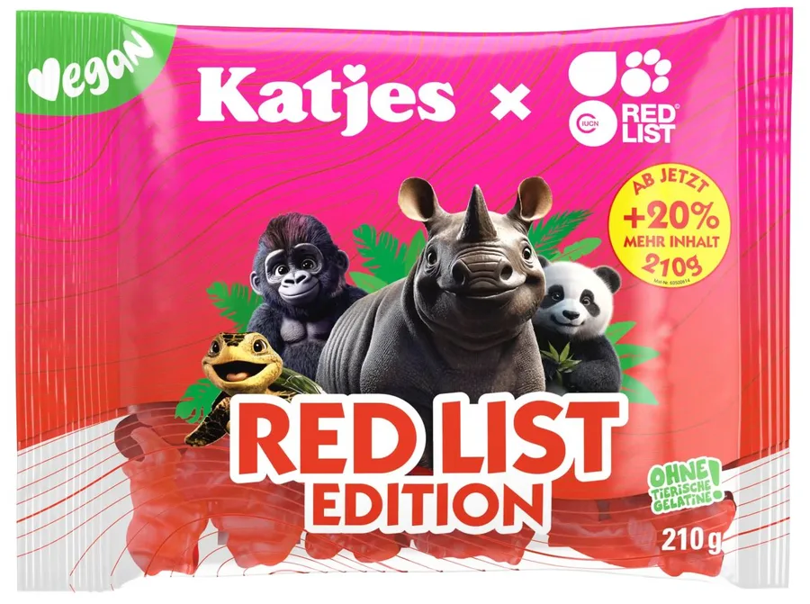 Katjes Red List Edition 210g - vegan