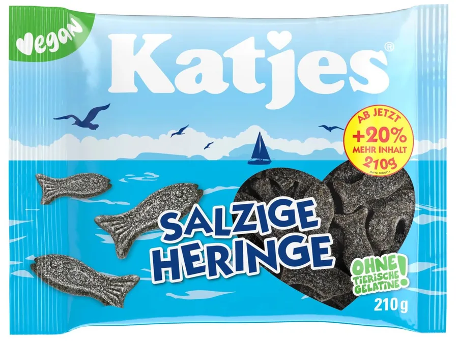 Katjes Salzige Heringe 210g - vegan