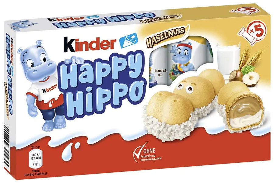 Kinder Happy Hippo Haselnuss T5 103,5g