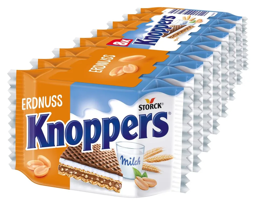 Knoppers Erdnuss 8-pack 200g