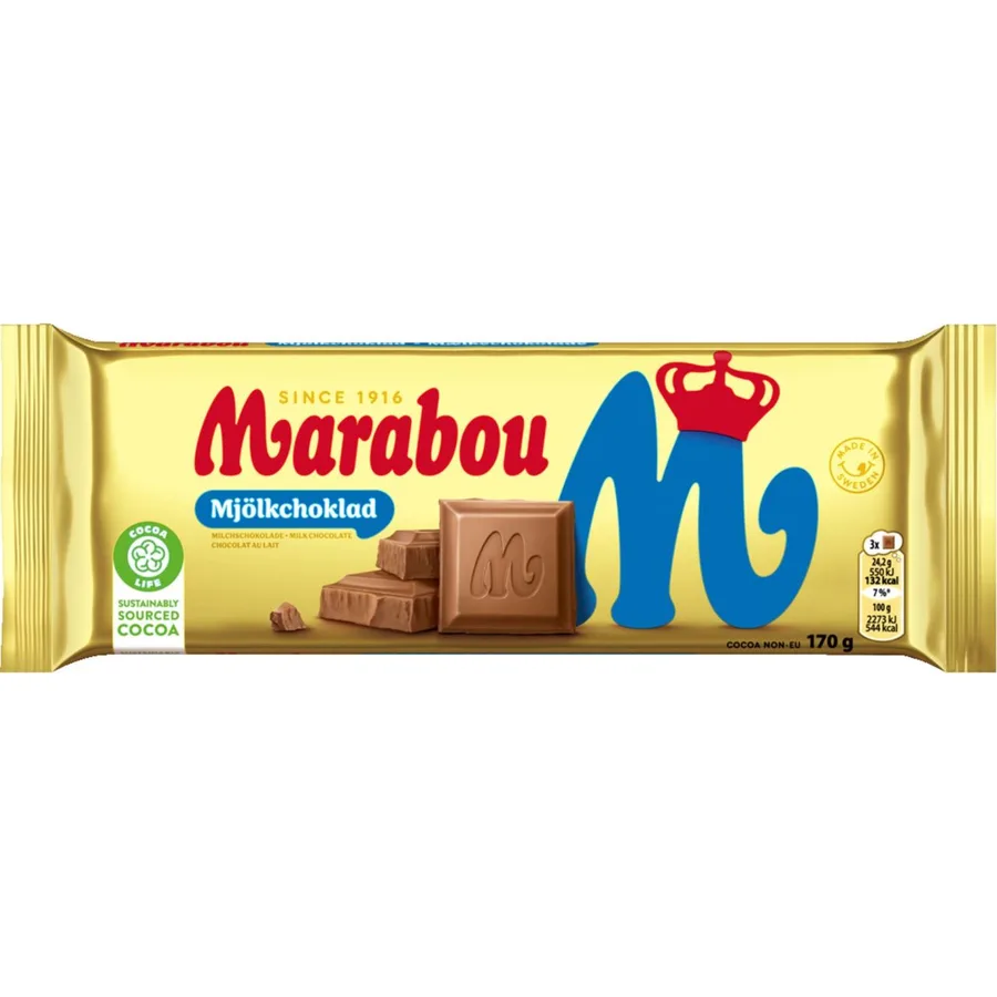 Marabou Mjölkchoklad 170g