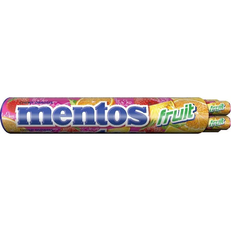 Mentos Jumbo-Rolle Fruit 8x37g