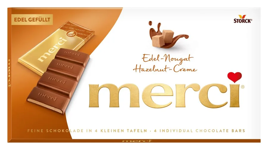 merci Hazelnut-Creme 4 pcs. 112g