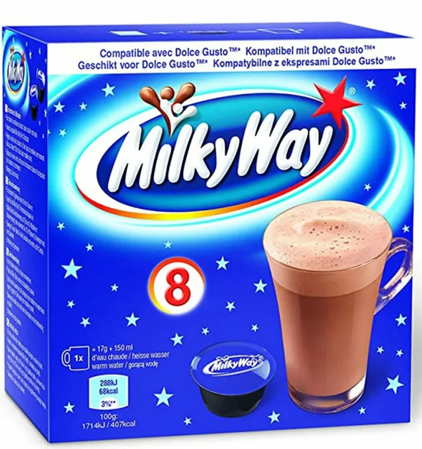 MilkyWay Hot Chocolate Pods 8 pcs. 136g
