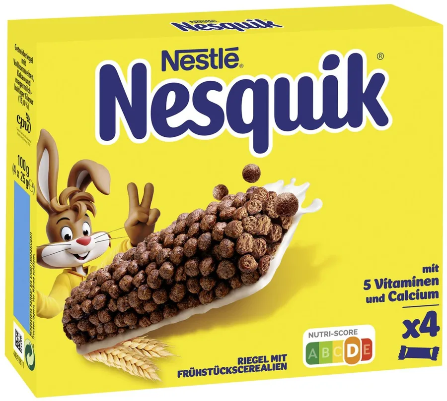 Nestlé Nesquik Cereal Bars 4x25g