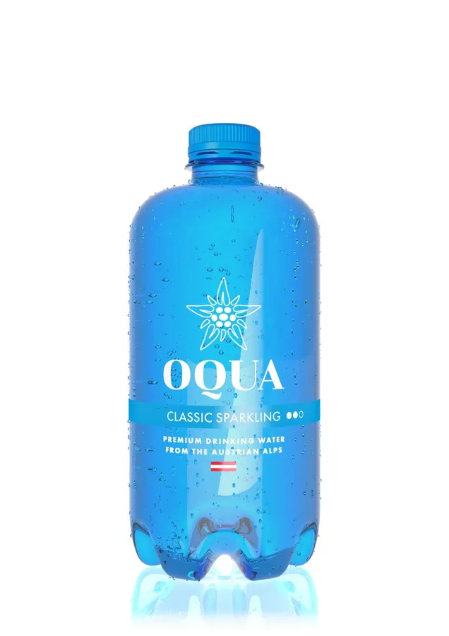 OQUA Classic Sparkling 12x600ml Bottle PET